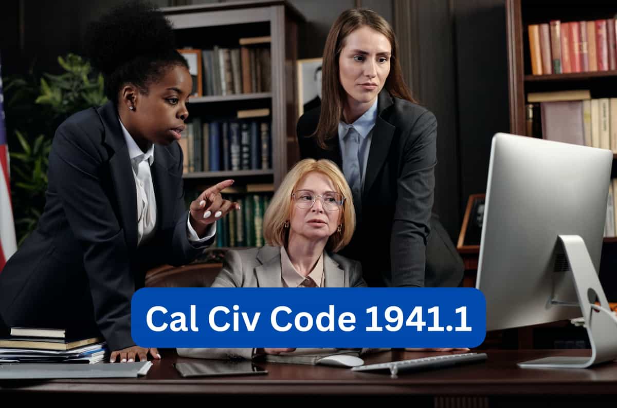 Cal Civ Code 1941.1