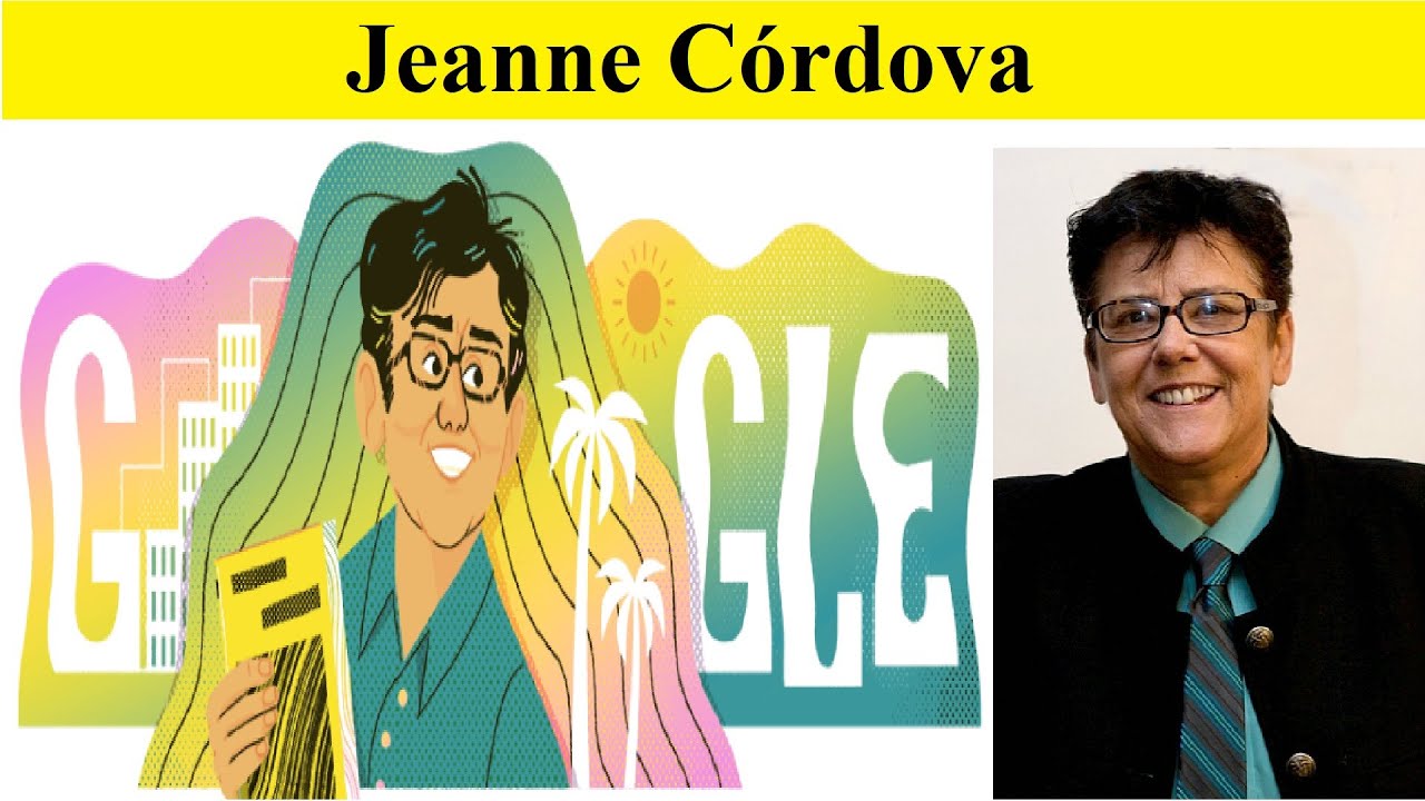 Google Doodle's tribute to Jeanne Cordova