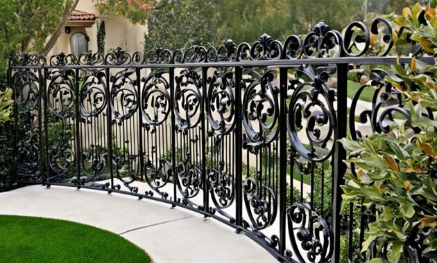 california beverly hills residential wrought iron railing company