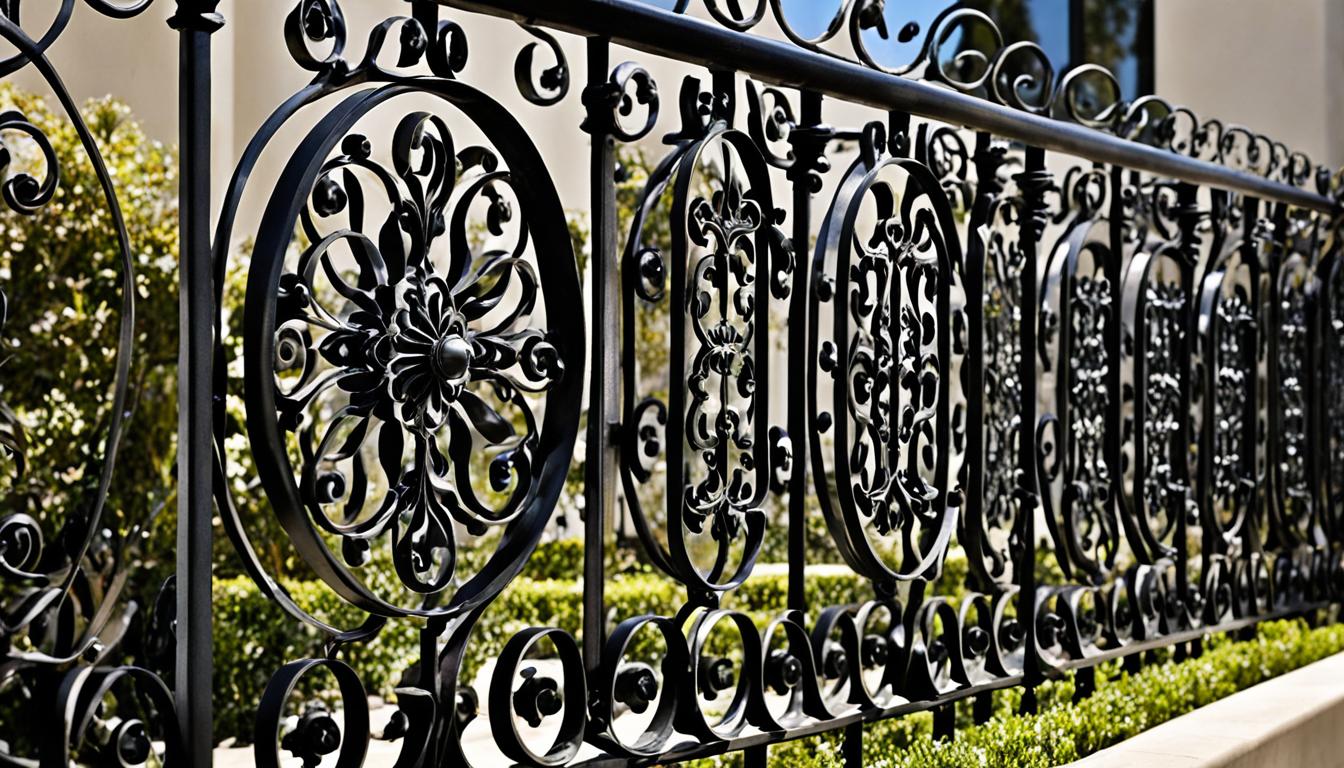 california beverly hills residential wrought iron railing compnay