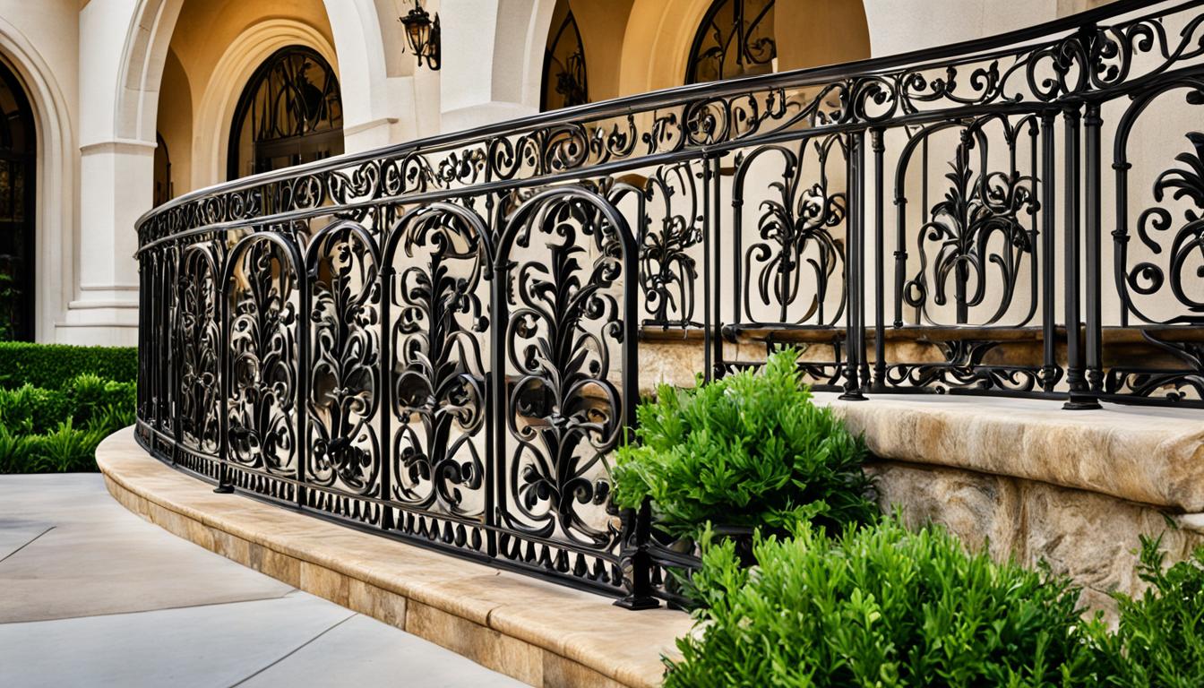 california beverly hills residential wrought iron railing compnay