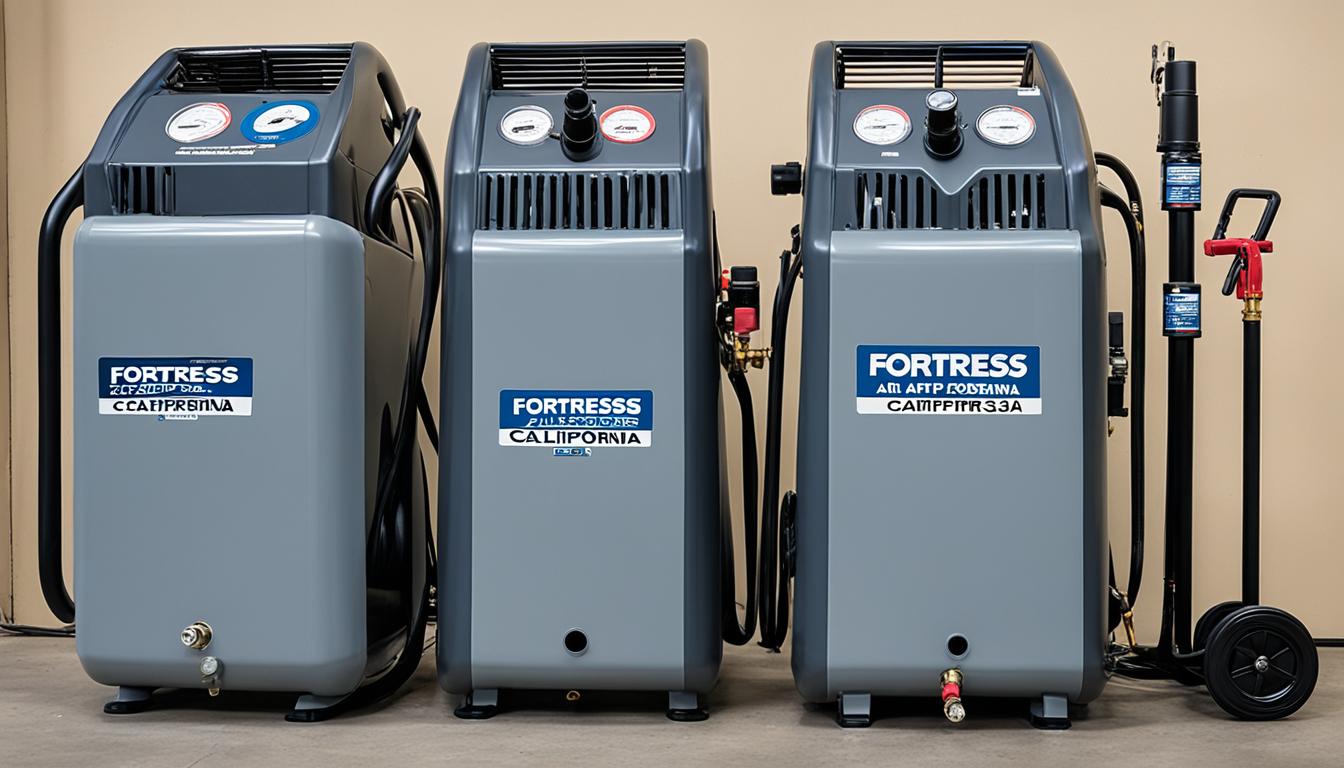 fortress air compressor vs california air compressor