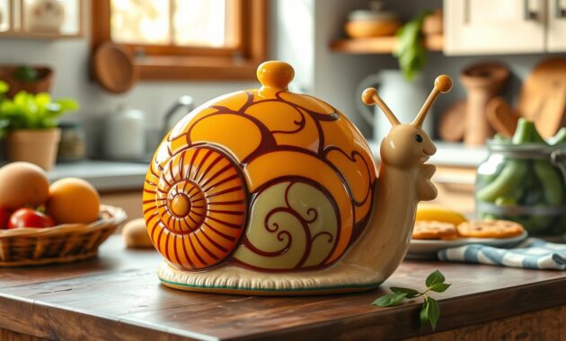 california snail cookie jar