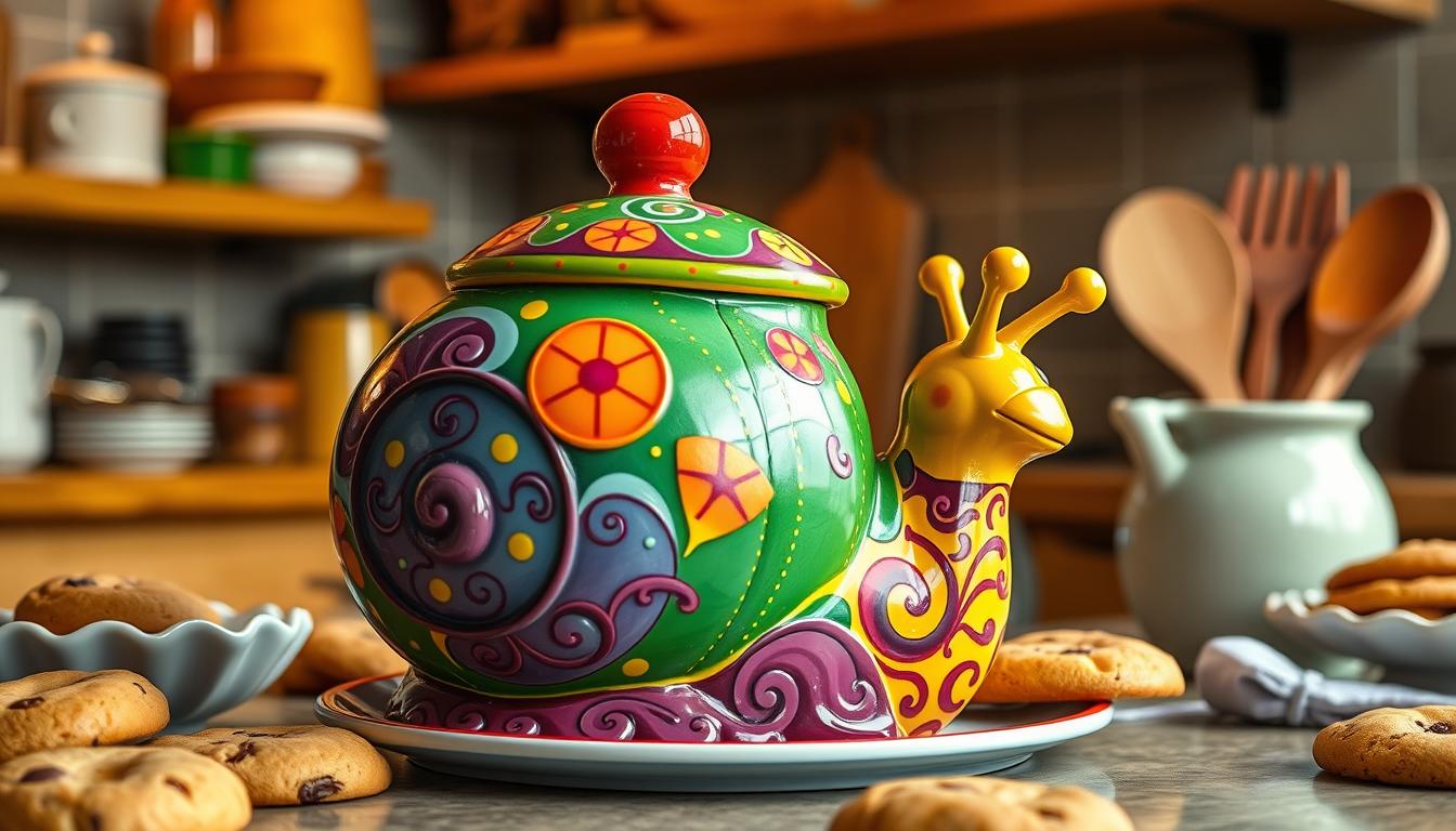 california snail cookie jar